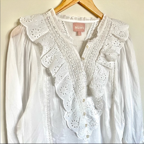 Show Me Your MuMu French Cotton Blouse - Picture 5 of 11